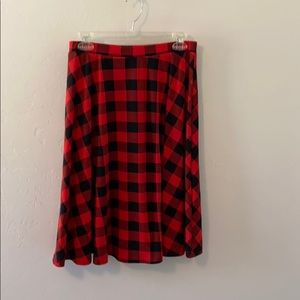 Buffalo Check Skirt. 3 for $11